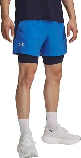 Under Armour - 2 in 1 Launch Run 5 Inch Shorts, Men's Shorts