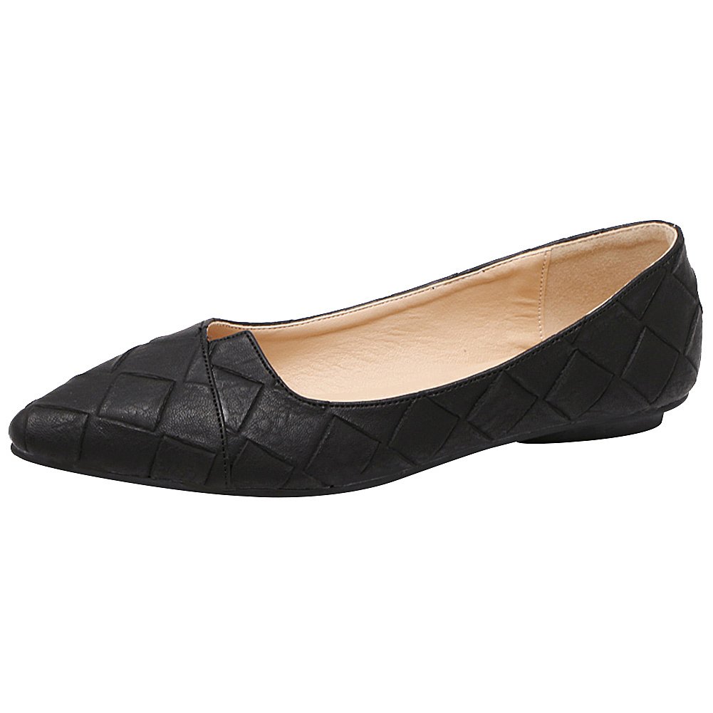 Womens Pointed Toe Ballerinas Lightweight Flat Pumps