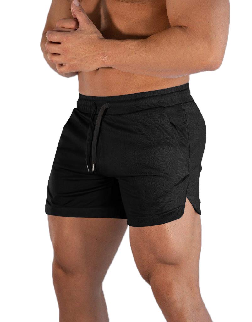 Mens 3 Inch Running Shorts Breathable Lightweight Athletic Sports Workout Shorts