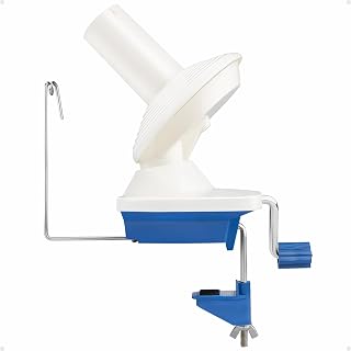 Adhafera Yarn Winder, Ball Winder for Crocheting, Yarn Spinner for Knitting | 4oz, Durable ABS Plastic, Manual, Easy to Use, Quick Install, Protable, The Helper for Yarn Collection Lovers