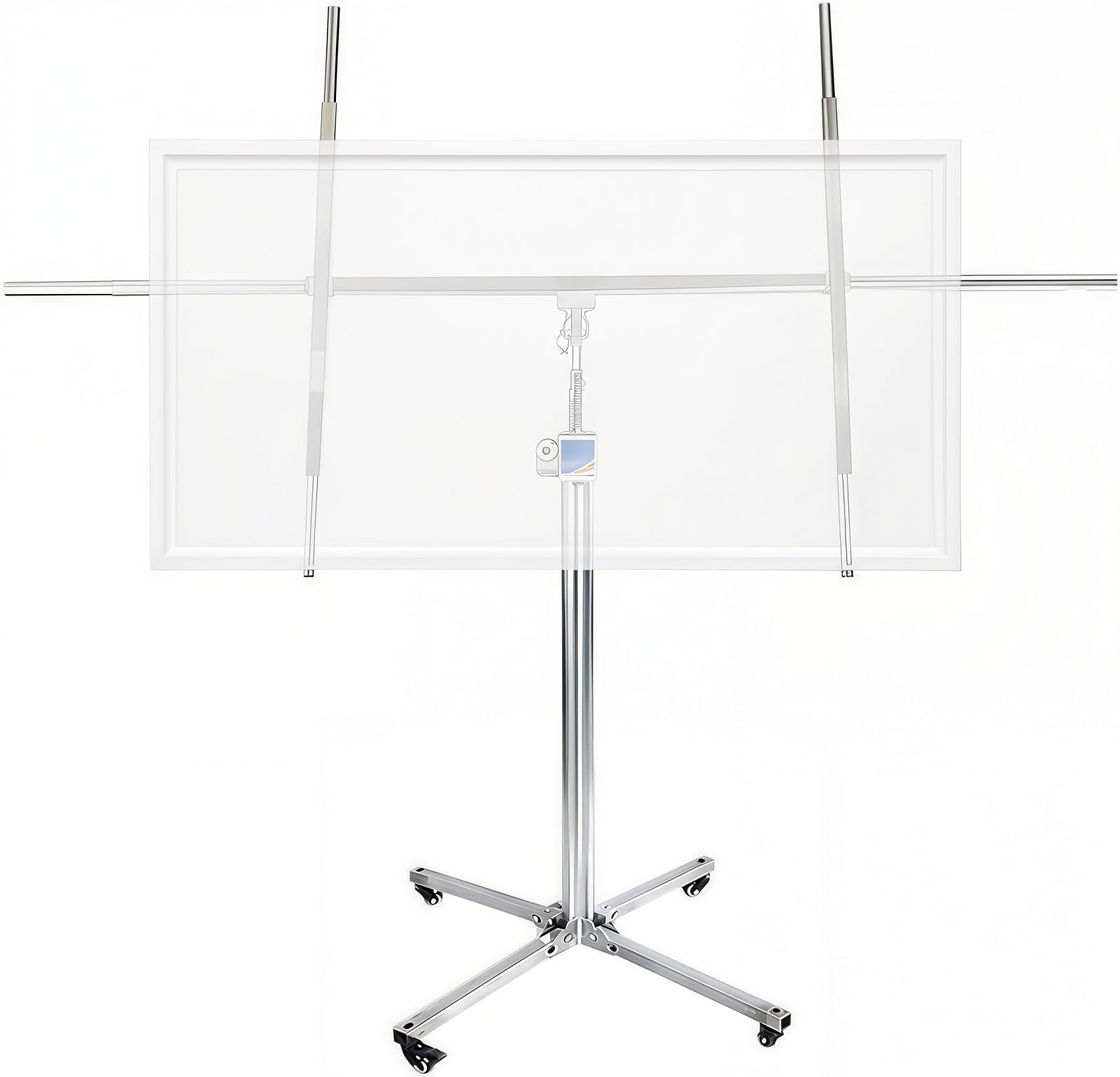 11 ft Drywall Lift, Rolling Panel Hoist with 150 lb Capacity | Drywall Lifter Ja