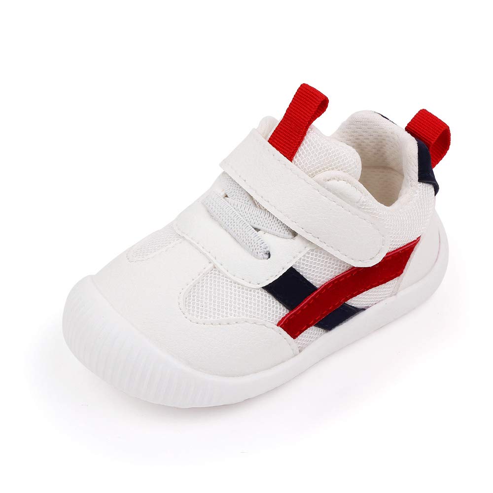 MK MATT KEELY Baby First Steps Shoes Boy Girl PU Leather Soft Sole Non-Slip 0-4 