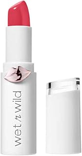 Wet n Wild, Megalast Lipstick, Long-lasting Lipstick with Shine Finish, Hydrating Formula with Microspheres, Natural Marine Plant Extracts, Coenzyme Q10 and Vitamins A & E, Strawberry Lingerie
