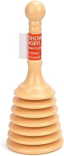Samshow Powerful Suction Sink Drain Plunger - Small Bathroom Clogs Pump Plunger Plumber for Kitchen, Bathroom, Sink, Bath, Waste Pipes and Shower's Heavy-Duty