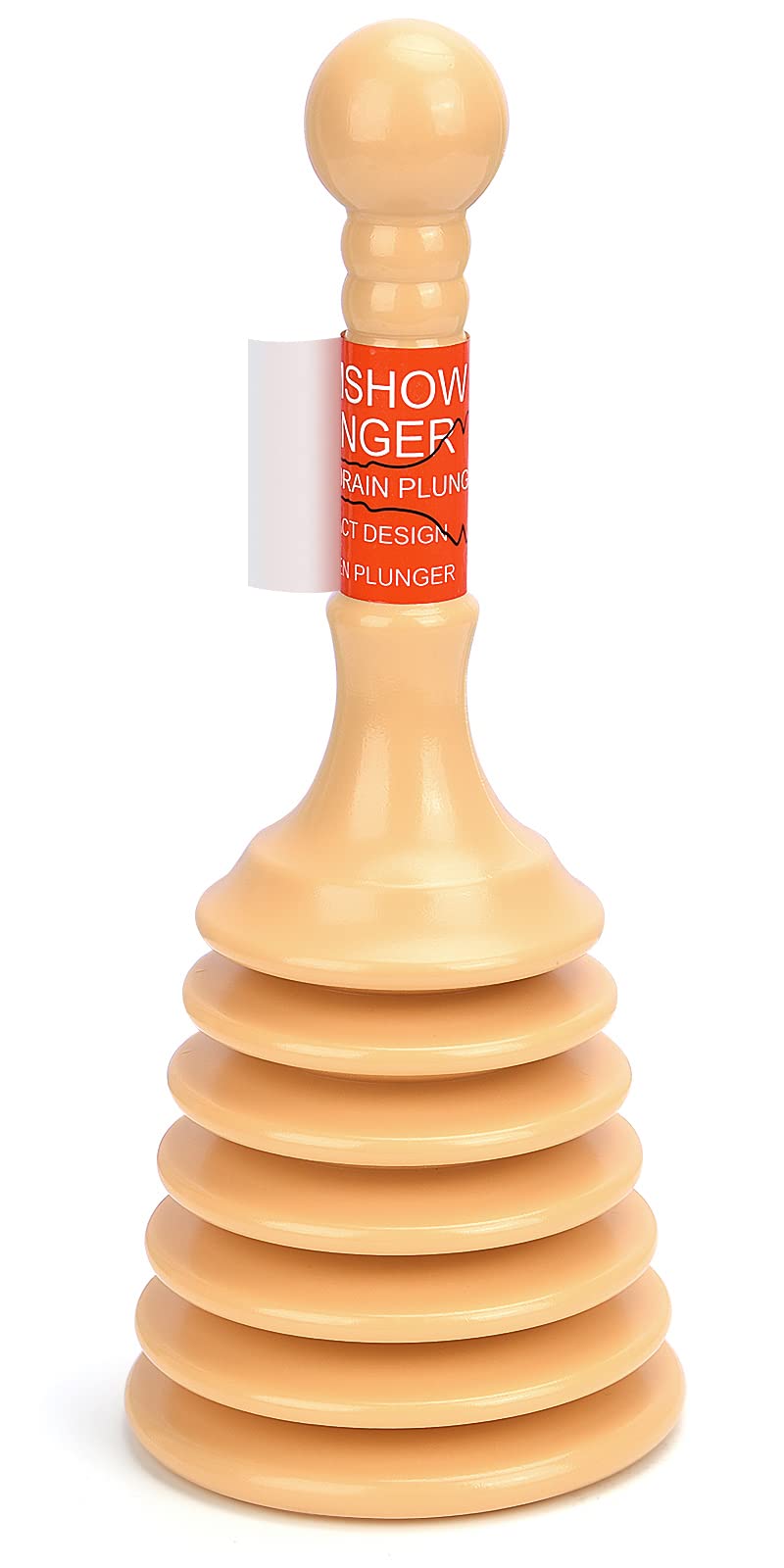 Samshow Powerful Suction Sink Drain Plunger - Small Bathroom Clogs Pump Plunger 