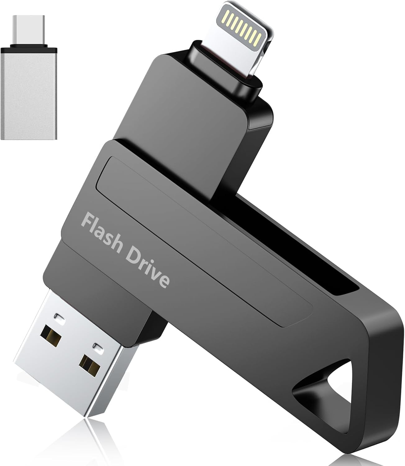 Apple MFi Certified 512GB Photo Stick for iPhone - 3 in 1 Flash Drive for iPhone