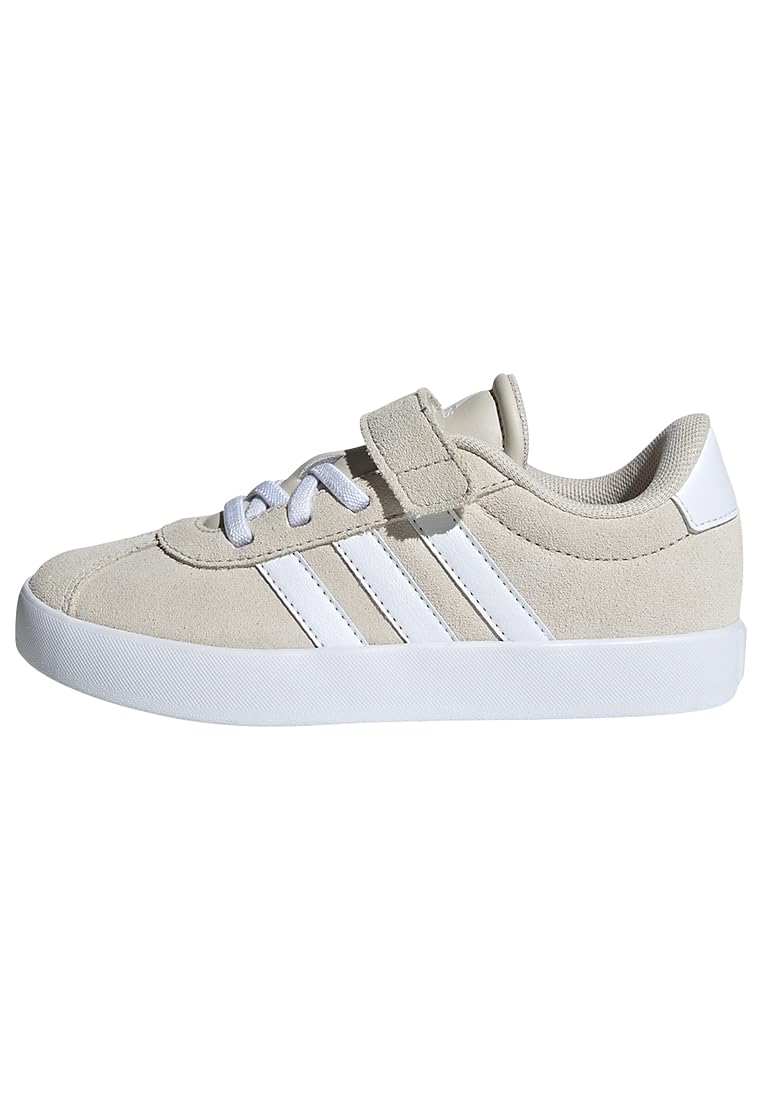 adidas Unisex - Children and Teenagers VL COURT SHOES, Aluminium/Cloud White/Alu