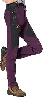 Rdruko レディース スノーパンツ 防水 フリース裏地 ハイキング スキー スノーボード 断熱パンツ