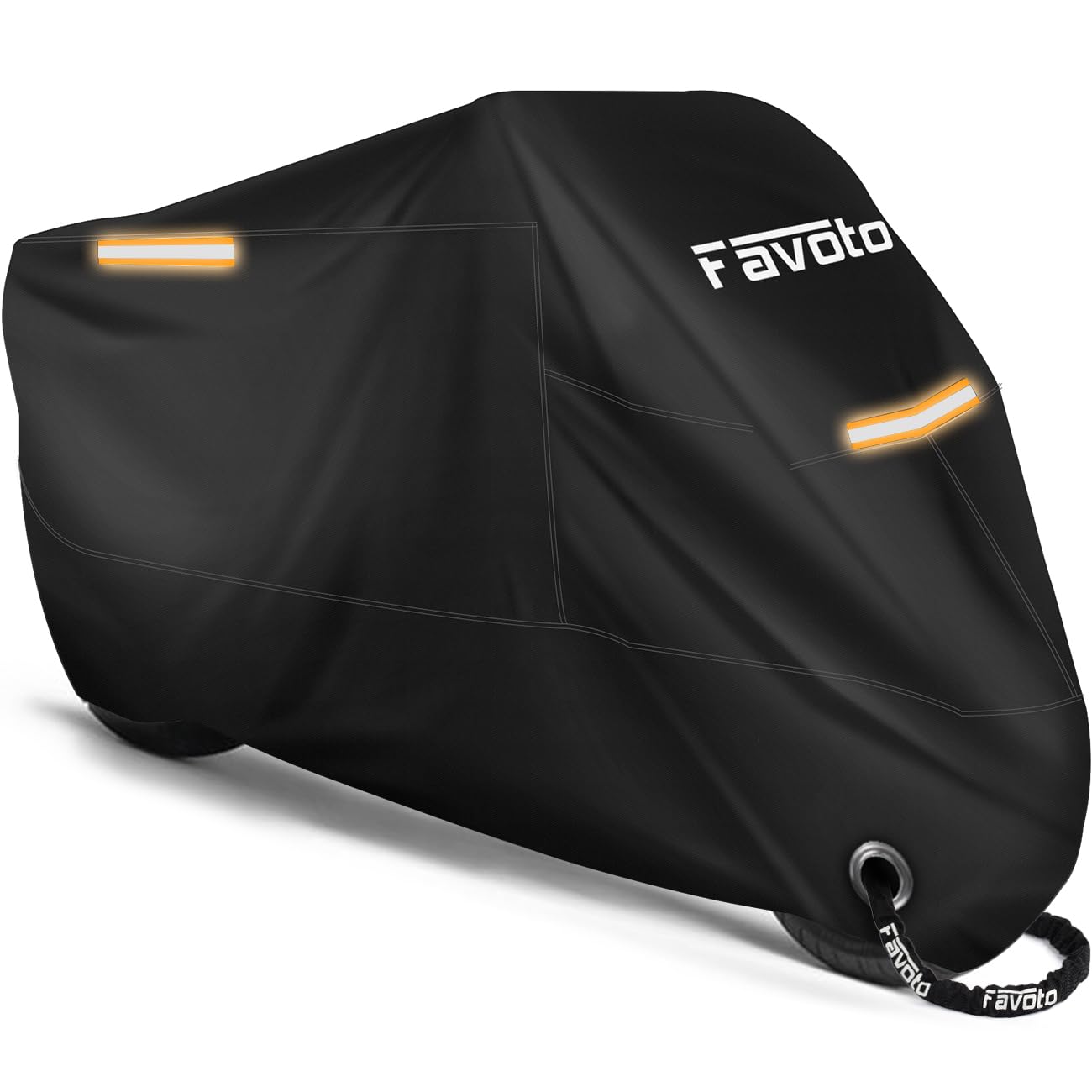 Favoto Motorbike Cover Waterproof Outdoor, Motorcycle Cover Moped Scooter | Size