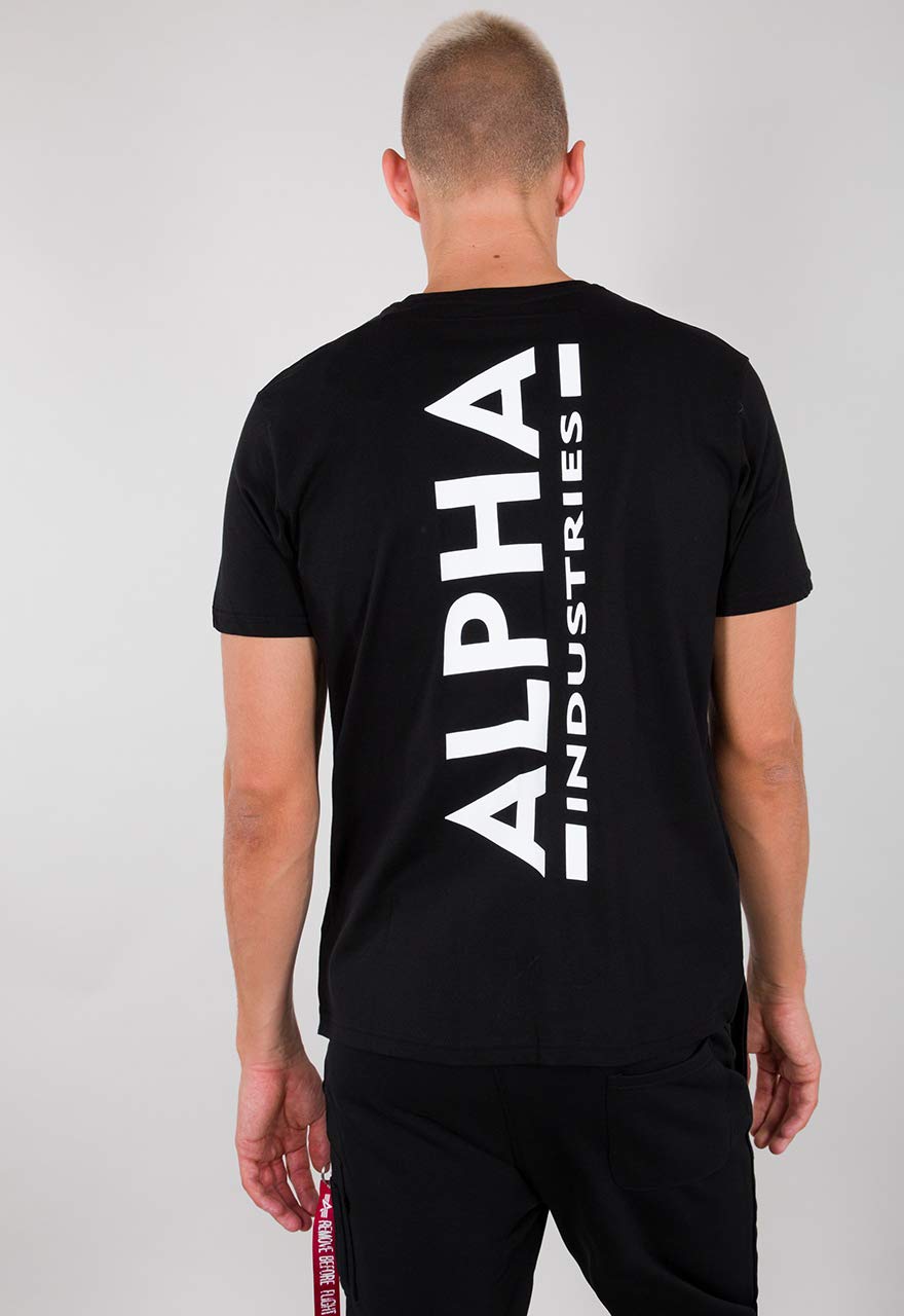 ALPHA INDUSTRIES Backprint T Shirt Men (Pack of 1)