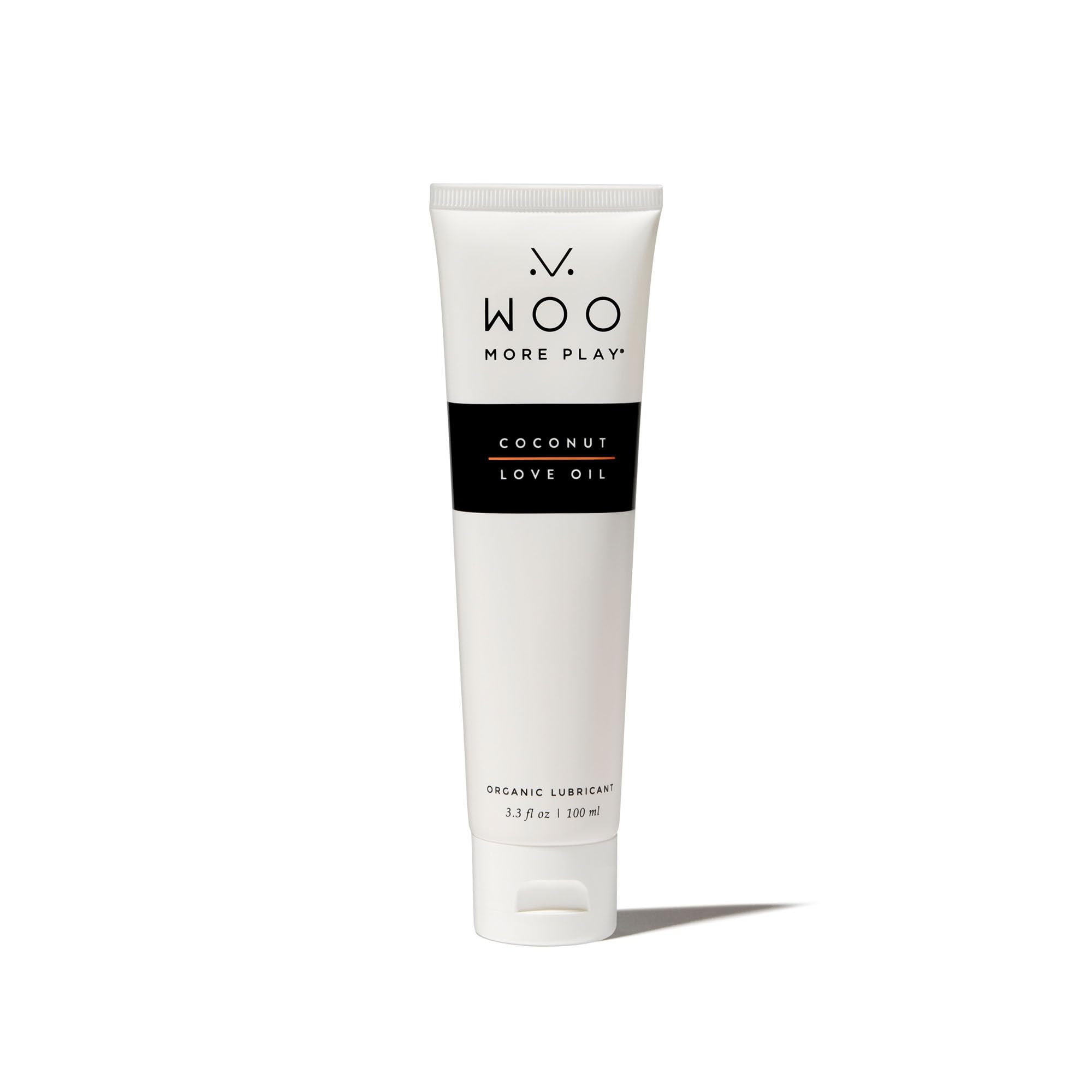 WOO More Play Coconut Love Oil (3.3 fl oz) Natural Organic Coconut Oil Lube | Sm