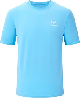 BASSDASH Men’s UPF 50+ Short Sleeve Fishing Shirts Performance Cooling UV Sun Protection Hiking T-Shirts