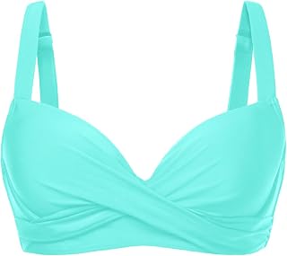 Women's Underwired Bikini Top - Padded Push-up Bikini Top