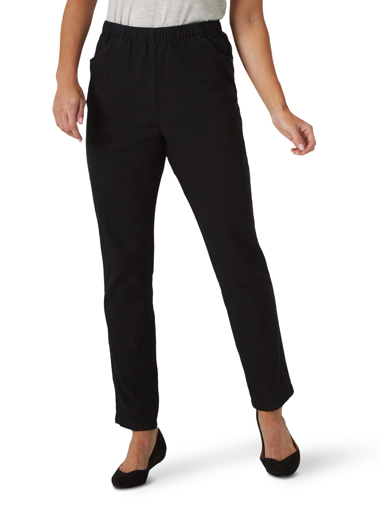 Chic Classic Collection Women's Stretch Elastic Waist Pull-On Legging Pant