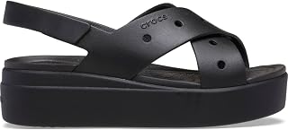 Crocs Brooklyn 4u Cross Strap Sandal Wedge SandalsWomen