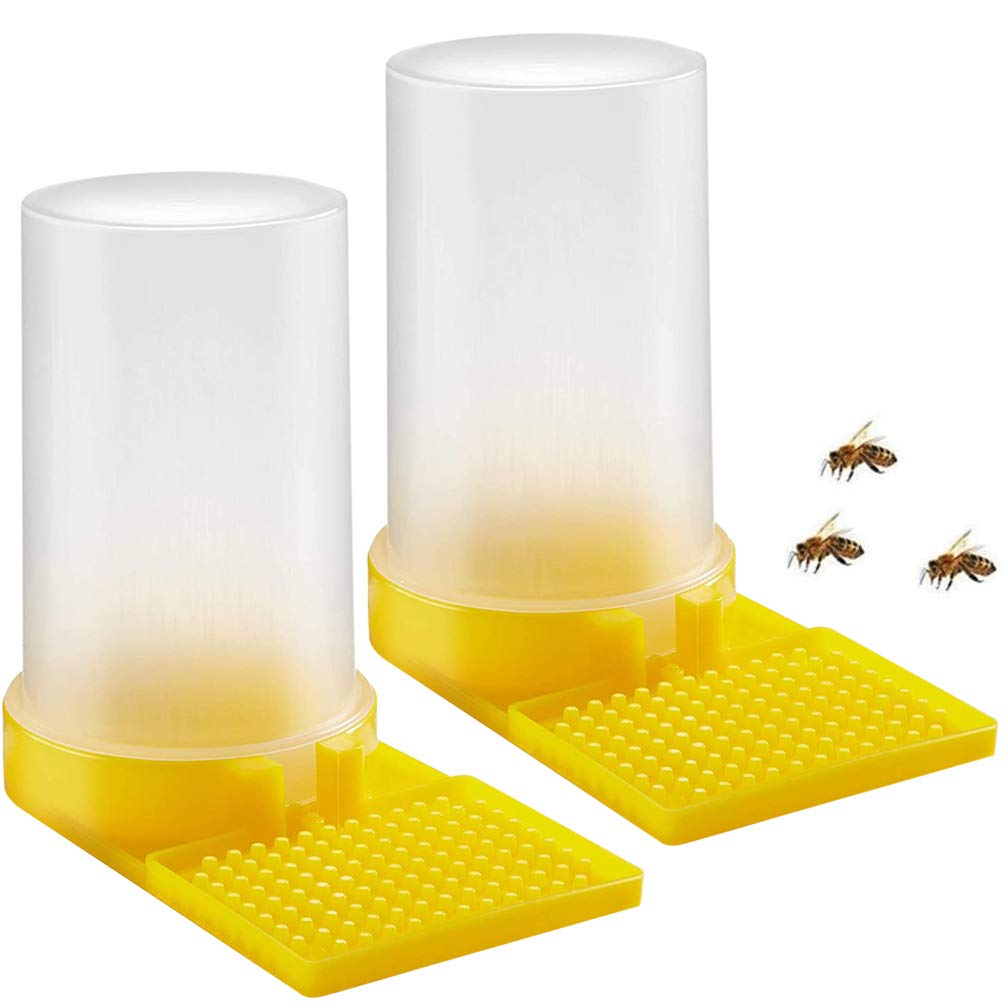 2 Pack Bee Water Feeder - Beehive Beekeeping Water Beehive Entrance Feeder Drink