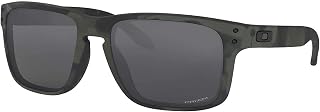 Oakley Holbrook Men's Glasses, Matte Black/Red Mirror, One Size