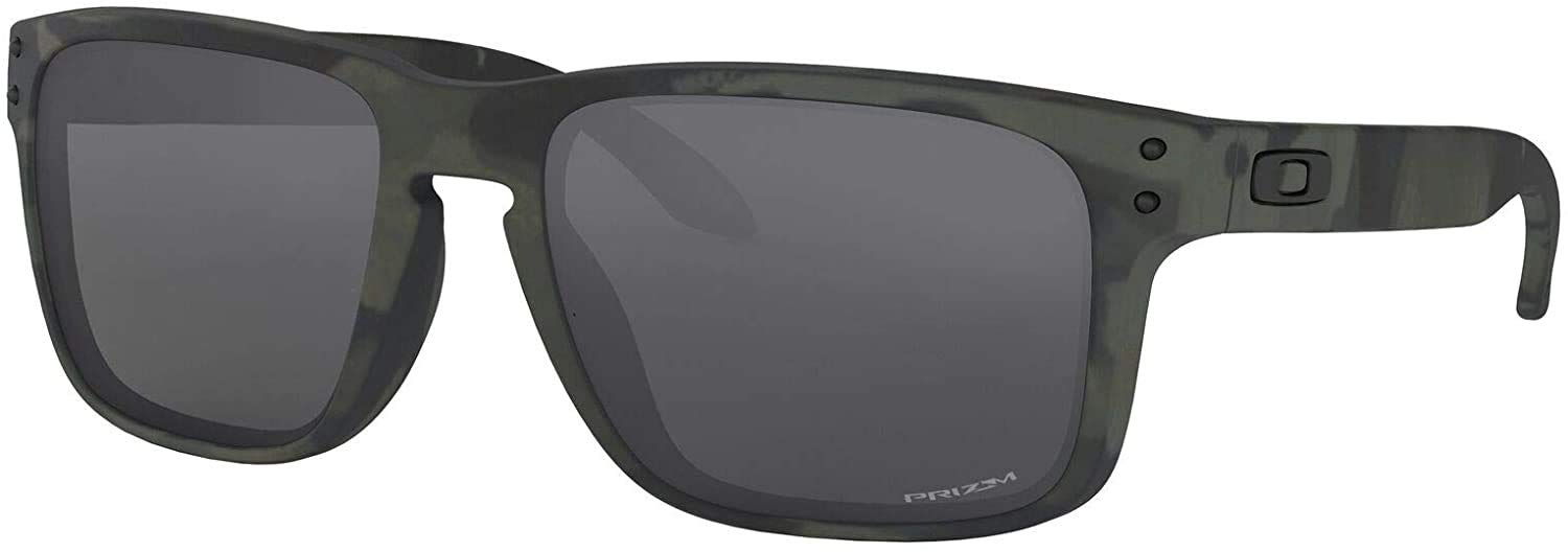 Oakley Holbrook Men's Glasses, Matte Black/Red Mirror, One Size
