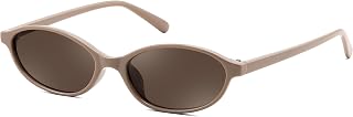 FEISEDY Vintage Oval Katzenaugen Sonnenbrille Damen Klein Schmal B0257