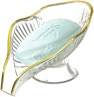 Self Draining Soap Box Portable Creative Waterless Soap Holder Home Bathroom Accessories (White-No Soap)