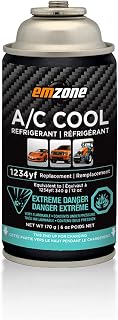 emzone® A/C Cool Refrigerant 1234yf Replacement 6oz Can