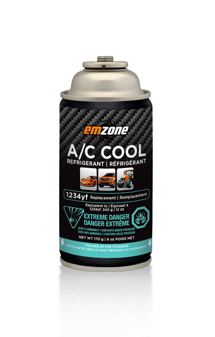 emzone® A/C Cool Refrigerant 1234yf Replacement 6oz Can