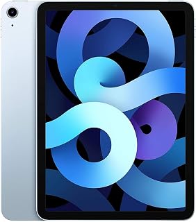 Apple iPad Air (4th Generation, 10.9-inch, 2020), 64GB, Wi-Fi, Sky Blue (Renewed)