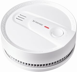 X-Sense Smoke Detector, 10-Year Battery, UL 217 Certified, SD2L0AX, 1-Pack | Fewer Cooking Nuisance Alarms, Photoelectric Sensing, One-Button Hush & Self-Test, Easy No-Wire Installation