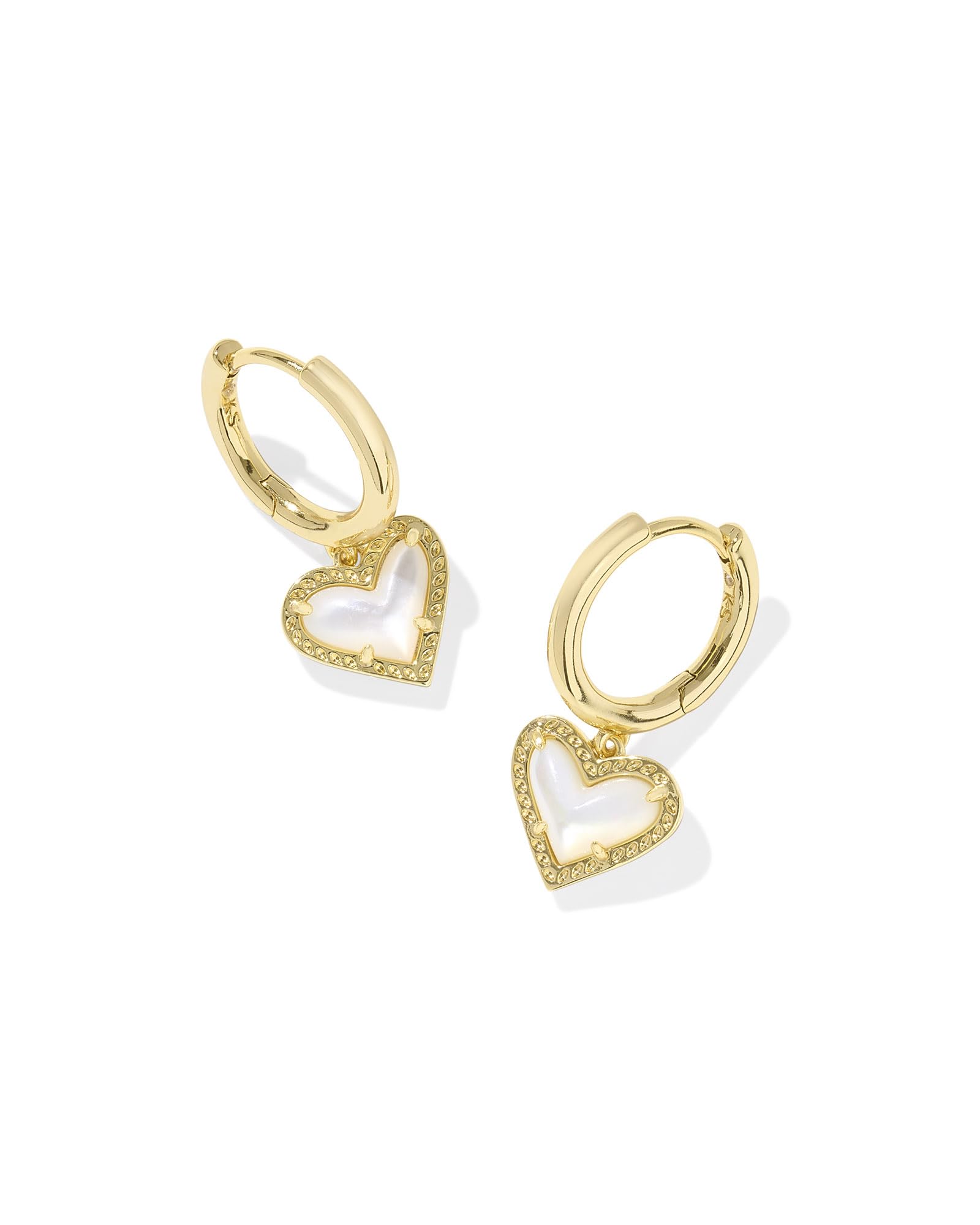 Kendra Scott Ari Heart Huggie Earrings for Women, Fashion Jewelry