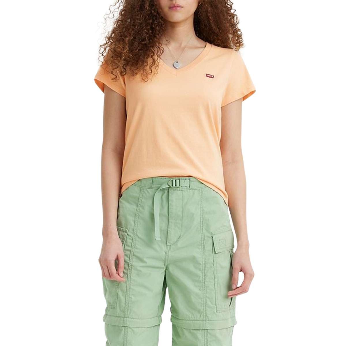 Levi'S The V-Neck Women's T-Shirt, Chesthit Logo