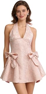 JUMISEE Embroidery Satin Homecoming Dress with Bow Modest Strapless Mini Dresses A Line Short Prom Dress Party Gown