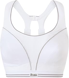 CHAMPION Ultimate Run Shock Absorber Sports Bra, maximum support for cardio sports, breathable, quick-dry, fully adjustable, back fastening