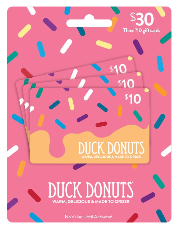 Duck Donuts Physical Gift Card - $30