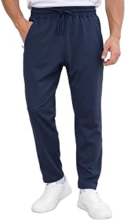 Tansozer Tracksuit Bottoms Men Joggers with Zip Pockets Running Sports