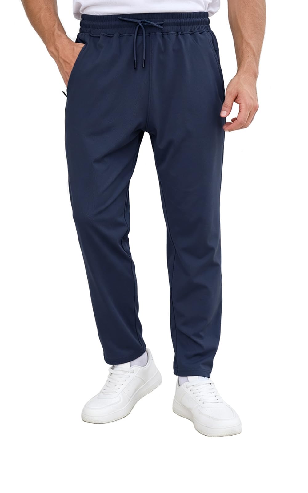 Tansozer Tracksuit Bottoms Men Joggers with Zip Pockets Running Sports