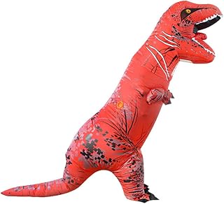 Funny Inflatable Dinosaur Costume for Adult and Kids,Blow Up Dinosaur Costume for Halloween Cosplay Party