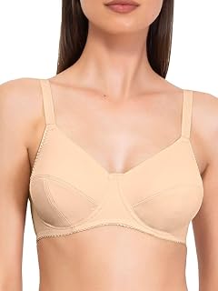 SIELEI, French Bra with Underwire, Made of Compact and Containing Microfiber, Cotton Lined Cups, Adjustable Straps, Designed in Italy