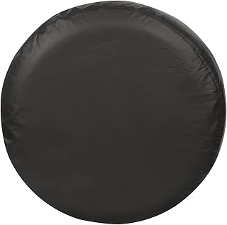 Explore Land 26-27.75 inch Spare Tire Cover Fit Trailer, RV, SUV, Truck, Tough Tire Wheel Soft Cover, Black