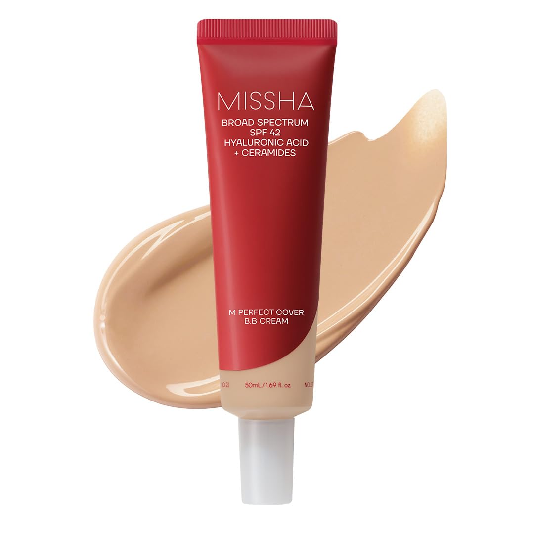 MISSHA M Perfect Cover BB Cream No.23 Natural Beige SPF 42 PA+++ 1.69 oz | Light
