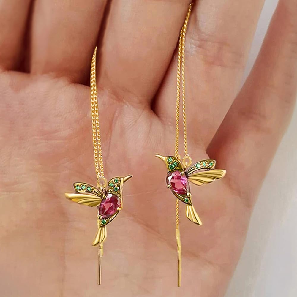 Little Bird Tassel Earrings for Women Animal Drop Earrings Trendy Jewelry