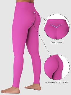 Sunzel Sunzfly Invisible Butt Scrunch Workout Leggings for Women, Butt Lifting High Waisted Gym Yoga Pants with Tummy Control