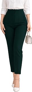 Kubsid Womens Straight Leg Dress Pants 2026 High Waisted Stretchy Work Business Casual Pants Office Trousers with Pockets