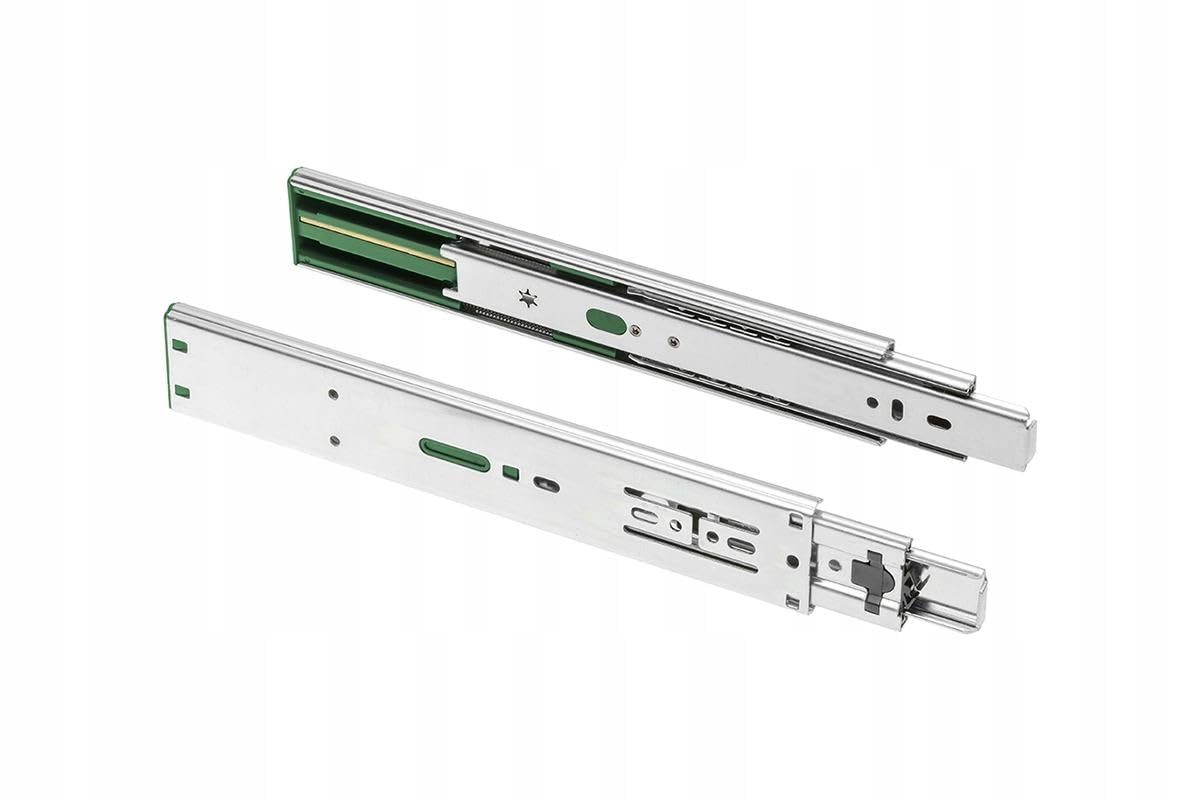 GTV - H45 VERSALITE PLUS+ drawer rails, ball guide with damping, height = 45 mm,
