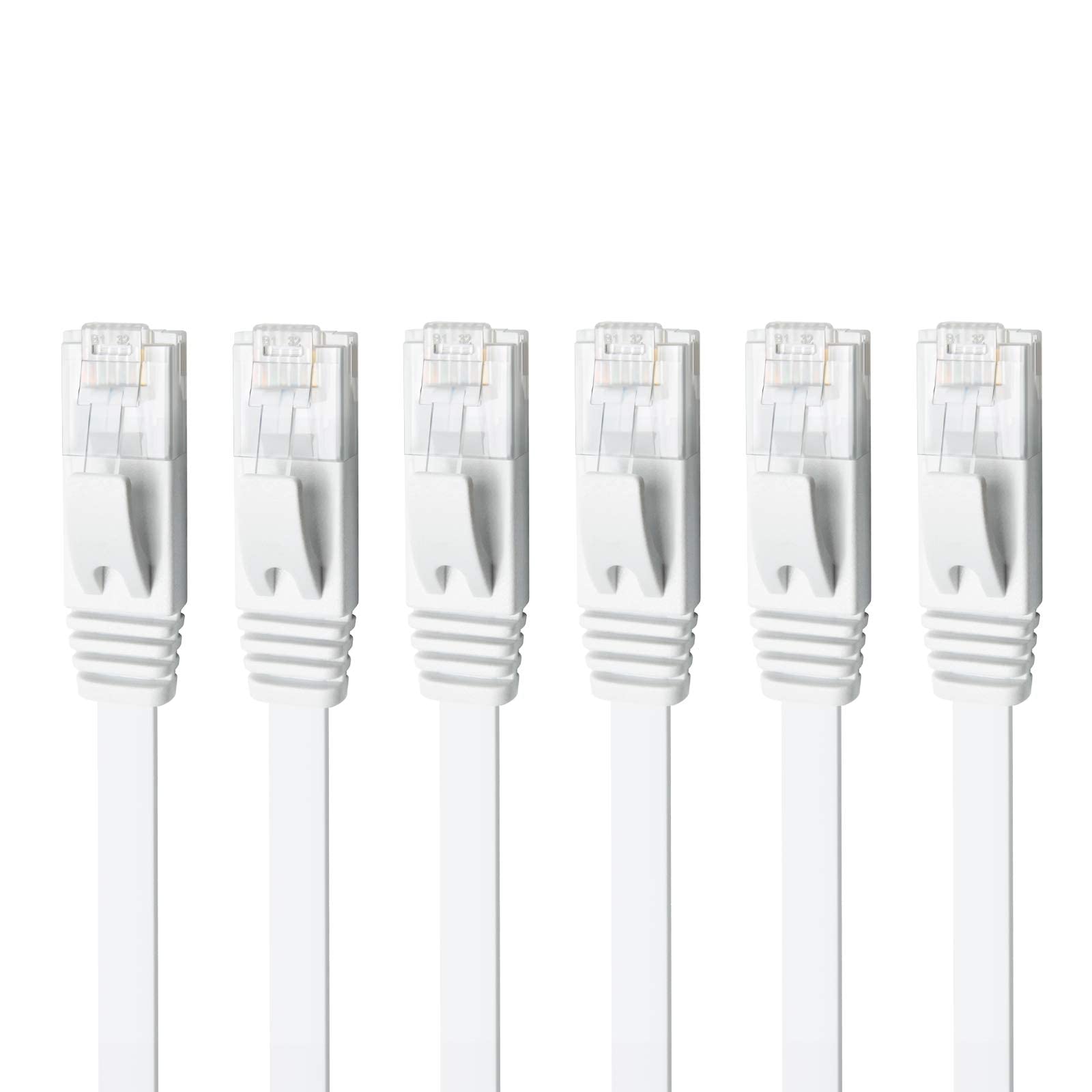 Yauhody Cat 6 Cable Ethernet 1.5m 6piezas, 1000 Mbit/s Alta Velocidad, Cable de 