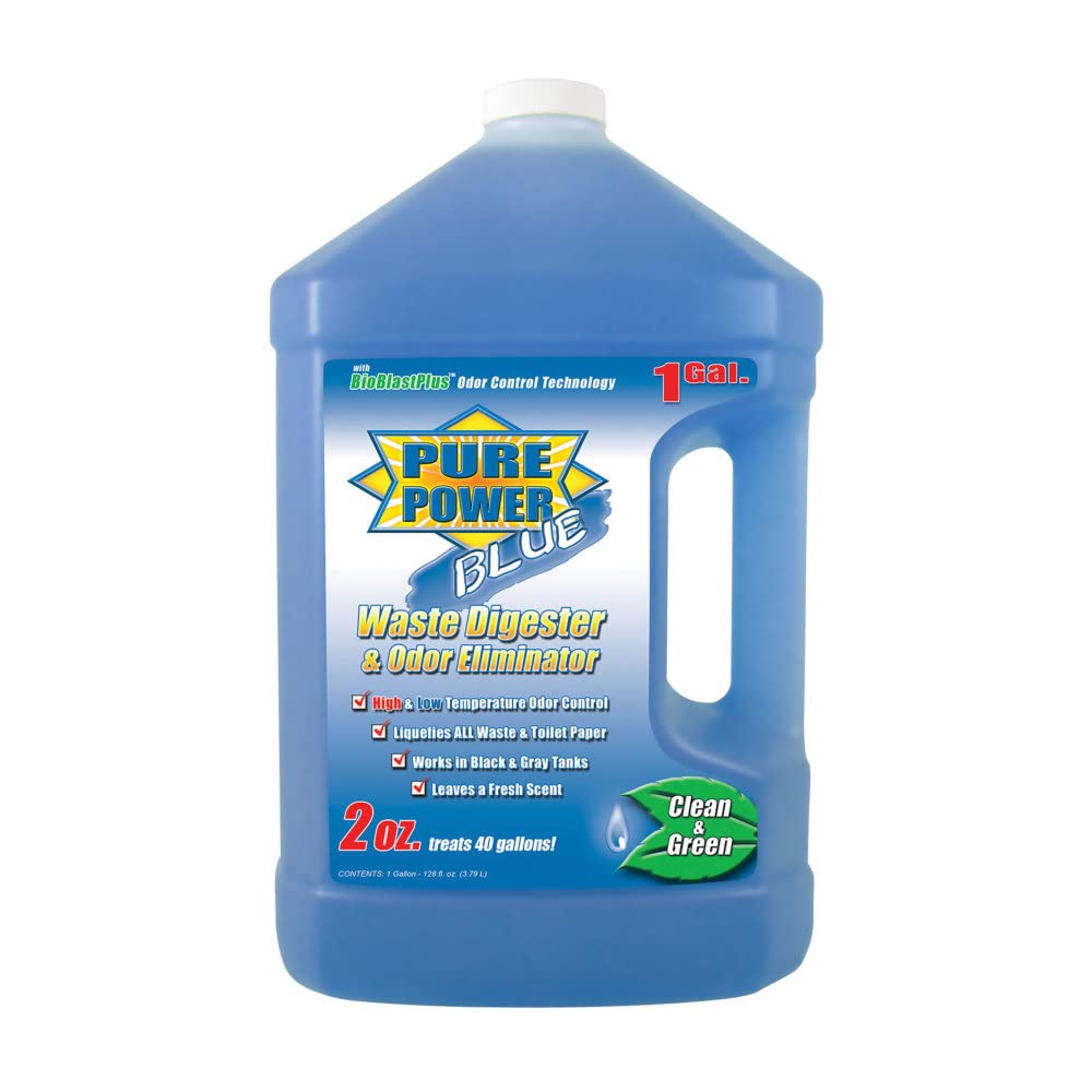 Valterra - V23128 Pure Power Blue Waste Digester and Odor Eliminator - 128-Ounce