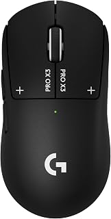 Logitech G PRO X3 SUPERSTRIKE Gaming Mouse - Black | LIGHTSPEED Wireless, Programmable Buttons, Ultra-Lightweight, PC, Mac