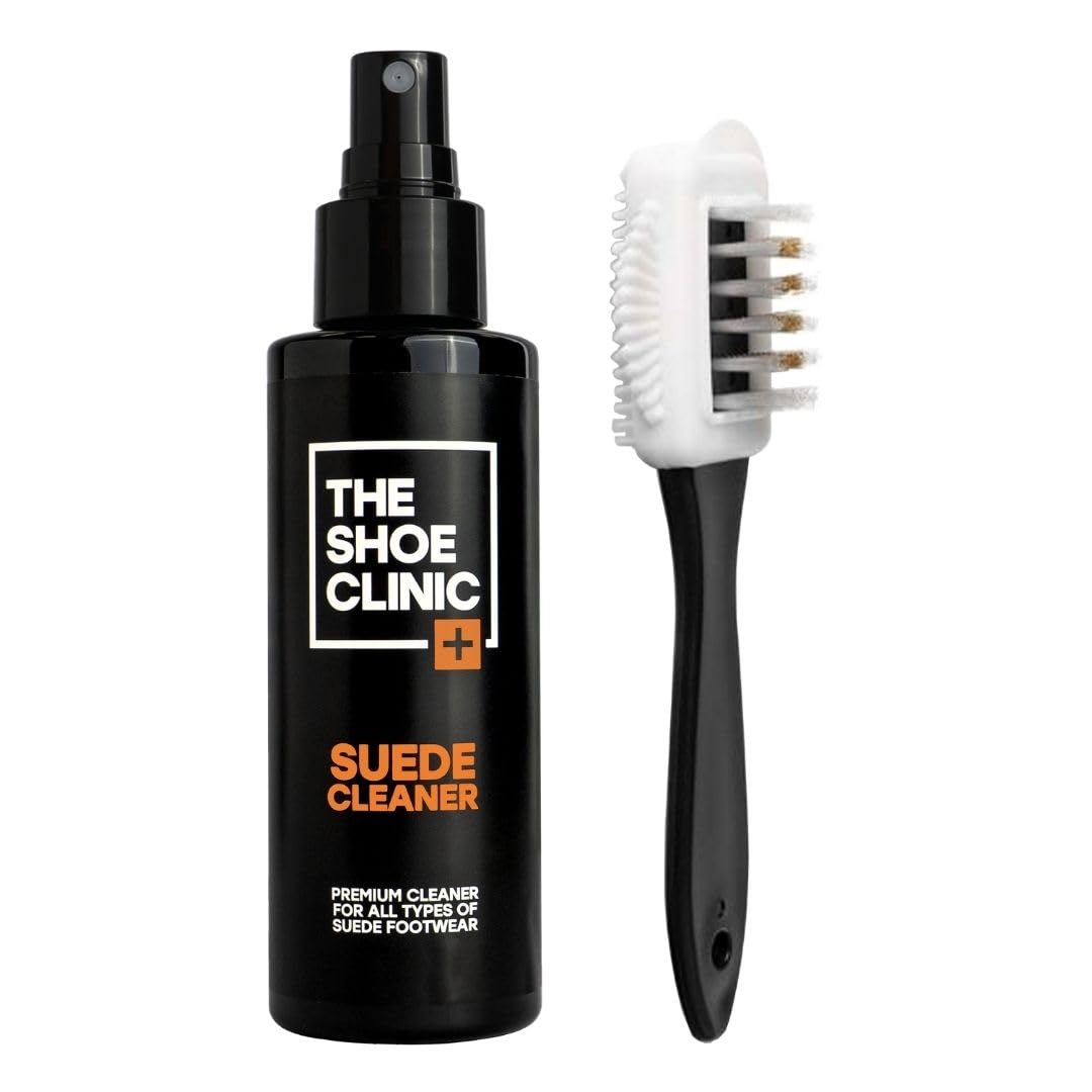 Shoe Clinic Nubuck & Suede Cleaner Brush Set | Shoe Cleaning Kit with Suede Brus