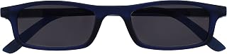 OPULIZE The Reading Glasses Company Matte Navy Blue Lightweight Comfortable Sun Reader UV400 Men Women Spring Hinges S17-3 +1.50