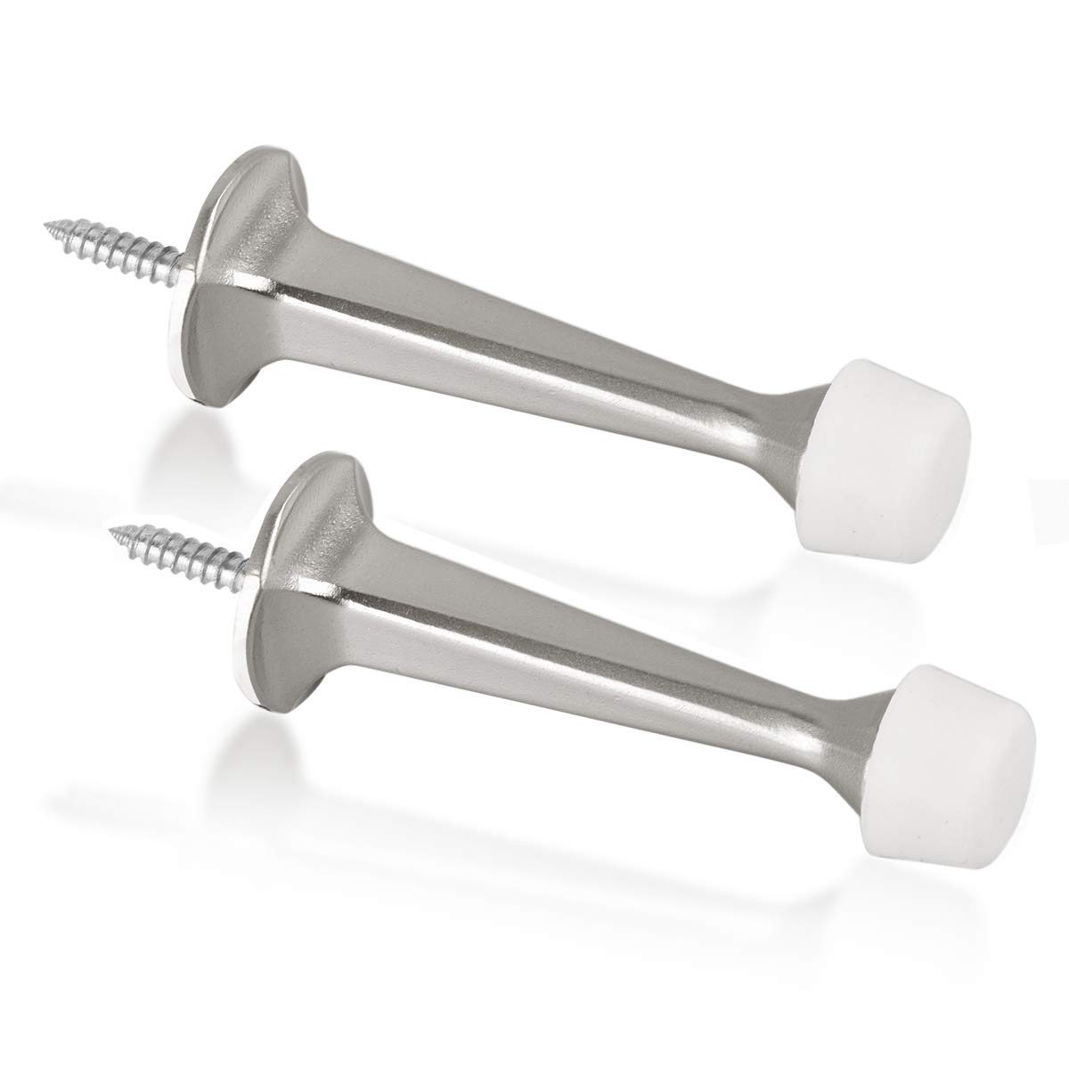 KOVOSCH 2 Pack Solid Rigid Door Stops - Heavy Duty Door Stoppers Wall Protector 