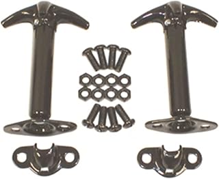 Rugged Ridge Hood Catch Kit for Jeep CJ/Wrangler YJ - Fits 1941–1995 Models - Durable Construction &amp; Easy Installation
